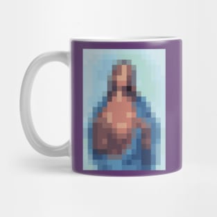 8bit Pixel Art Jesus Christ Mug